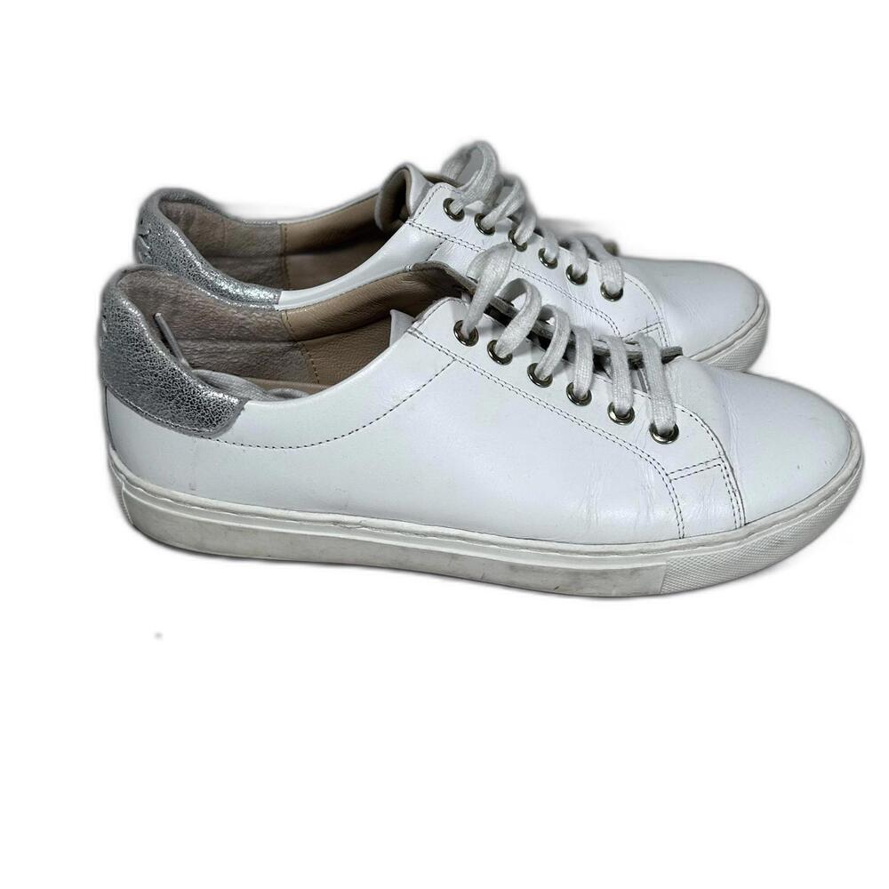 Jack Rogers Rory‎ Sneaker white leather women's size 7.5